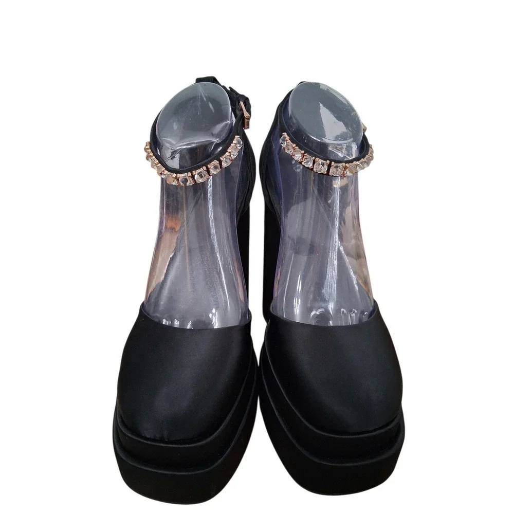 Y2k Chunky Whimsigoth Dark Romantic Women's size 9‎ Platform 5½